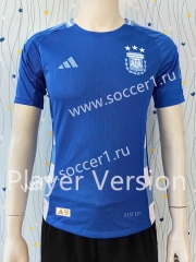 Player Version 2024-25 Argentina Away Blue Thailand Soccer Jersey AAA-807