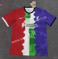2023-24 Special Version Liverpool Red&White&Purple Thailand Soccer Jersey AAA-5378