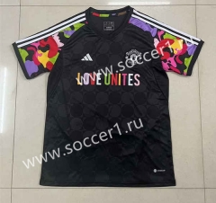 2023-24 Joint Version Manchester United Black Thailand Soccer Jersey AAA-305
