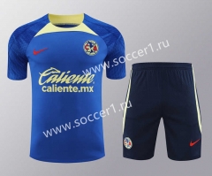 2024-2025 Club America Blue Thailand Soccer Uniform-418
