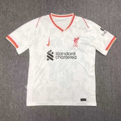 2024-2025 Liverpool Away White Thailand Soccer Jersey AAA-417