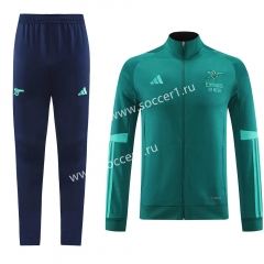 2023-24 Arsenal Green Thailand Soccer Jacket Uniform-LH