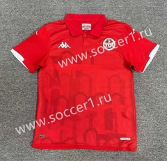 2023-2024 Tunisia Home Red Thailand Soccer Jersey-512