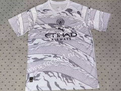 2024-2025 Special Version Manchester City The Year Of Dragon Grey&White Thailand Soccer Jersey AAA-0287