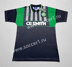 Retro Version 94-96 Celtic Away Black&Green Thailand Soccer Jersey AAA-709