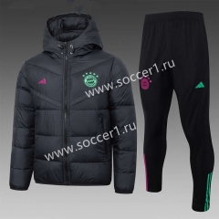 2023-2024 Bayern München Black Cotton Suit With Hat-815