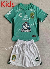 2023-2024 Club León Home Green Kids/Youth Soccer Uniform-AY