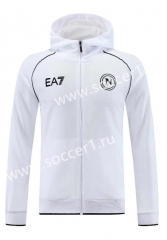 2023-2024 Napoli White Thailand Soccer Jacket With Hat-LH
