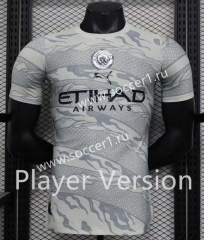 Player Version 2024-2025 Manchester City The Year Of Dragon White Thailand Soccer Jersey AAA-888