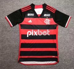 2024-25 Flamengo Home Black&Red Thailand Soccer Jersey AAA-417