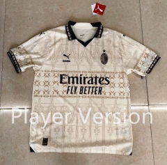Player Version 2024-2025 Joint Version AC Milan Beige Thailand Soccer Jersey AAA-888