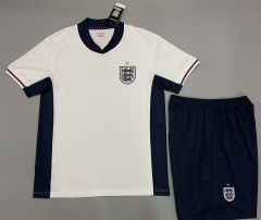 (Without Brand Logo ) 2024-25 England Home White Soccer Uniform-9031