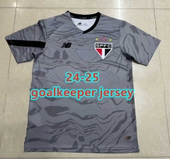 2024-25 Sao Paulo Futebol Clube Goalkeeper Gray Thailand Soccer Jersey AAA