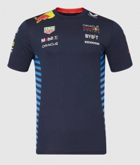 2024 Red Bull Royal Blue Round Collar Formula One Racing Suit