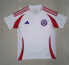 2024-2025 Chile Away White Thailand Soccer Jersey AAA