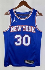 2021 Flying Limit Edition New York Knicks Blue #30 NBA Jersey-311