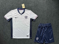 2024-25 England Home White Soccer Uniform-GB