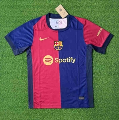 (S-4XL) 2024-2025 Barcelona Home Blue&Red Thailand Soccer Jersey AAA-403