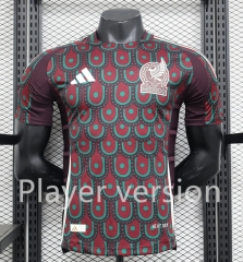 Player Version 2024-2025 Mexico Home Red Thailand Soccer Jersey AAA-888