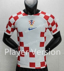 2022-2023 World Cup Croatia Home White & Red Thailand Soccer Jersey AAA-888