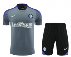2024-2025 Inter Milan Light Gray Thailand Soccer Uniform-4627