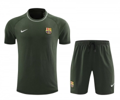 2024-2025 Barcelona Dark Green Thailand Soccer Uniform-7411