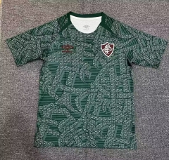 2024-25 Fluminense de Feira Green Thailand Training Soccer Jersey AAA-GB