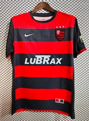 Retro Version 2001 Flamengo Home Red&Black Thailand Soccer Jersey AAA-2669