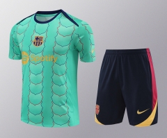2024-25 Barcelona Light Green Thailand Soccer Uniform-418
