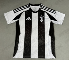 (S-4XL) 2024-25 Juventus Home Black&White Thailand Soccer Jersey AAA-4952