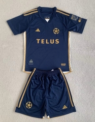 2024-2025 Vancouver Whitecaps Away Royal Blue Soccer Uniform-AY