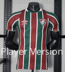 Player Version 2024-25 Fluminense de Feira Home Red&Green Thailand Soccer Jersey AAA-888