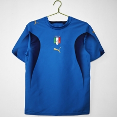 Retro Version 2006 Italy Home Blue Thailand Soccer Jersey AAA-C1046
