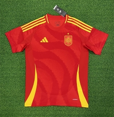 (S-4XL) 2024-25 Spain Home Red Thailand Soccer Jersey AAA-403
