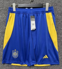 2024-2025 Spain Home Blue Thailand Soccer Shorts
