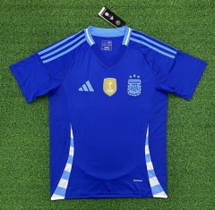(S-4XL) 2024-2025 Argentina Away Blue Thailand Soccer Jersey AAA-403