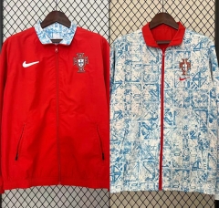 2024-2025 Portugal Red&Blue Double-Sided Wear Thailand Trench Coats-0255