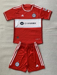 2024-2025 Chicago Fire Home Red Soccer Uniform-AY