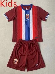 2024-2025 Norway Home Red Kids/Youth Soccer Uniform-AY