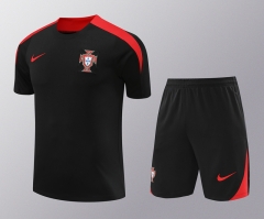 2024-2025 Portugal Black Thailand Soccer Uniform-418