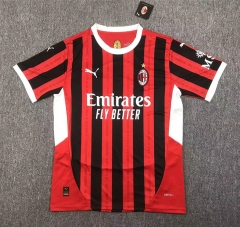 2024-2025 AC Milan Home Red&Black Thailand Soccer Jersey AAA-417