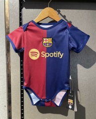 2024-2025 Barcelona Home Red&Blue Baby Soccer Uniform-7411