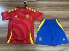 2024-2025 Spain Home Red Soccer Uniform-718