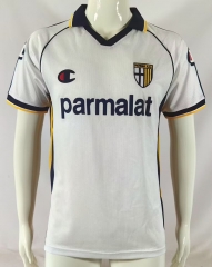 Retro Version 03-04 Parma Calcio Away White Thailand Soccer Jersey AAA-503