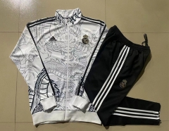 2023-2024 Real Madrid White Thailand Soccer Jacket Uniform-815
