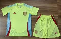 2024-2025 Spain Away Yellow Soccer Uniform-718