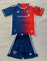 2024-2025 FC Dallas Home Red&Blue Soccer Unifrom-AY