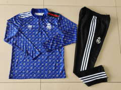 2024-2025 Joint Version Real Madrid Purple Thailand Soccer Tracksuit Uniform-GDP