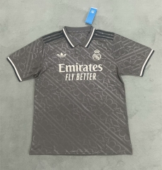 2024-2025 Real Madrid 2nd Away Light Gray Thailand Soccer Jersey AAA-4506