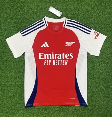 (S-5XL) 2024-2025 Arsenal Home Red Thailand Soccer Jersey AAA-403